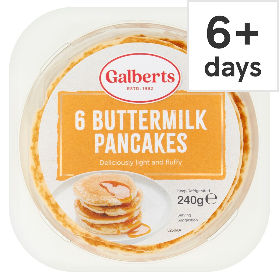 Galberts 6 Butter Milk Pancakes 240G
