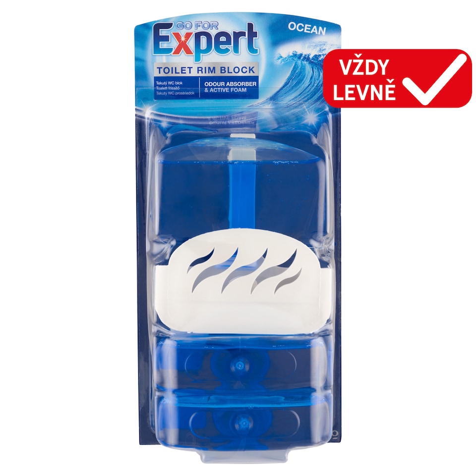 Go for Expert Ocean tekutý WC blok 3 x 55ml