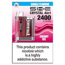 SKE Crystal 4-in-1 Kit - Cherry Ice (4x2ml) 20mg