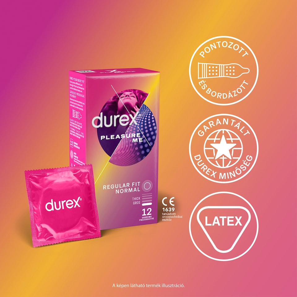 Durex Pleasure Me óvszer 12 db 1. kép