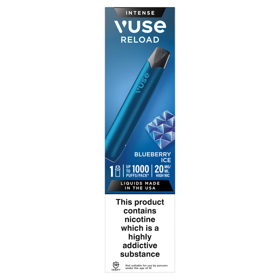 Vuse Go Reload 1000 Pen Blueberry Ice 20mg/ml Kit 2ml