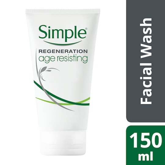 Simple Age Resisting Facial Wash 150Ml Tesco Groceries