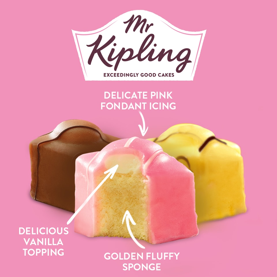 image 1 of Mr Kipling French Fancies Cakes 8 Pack