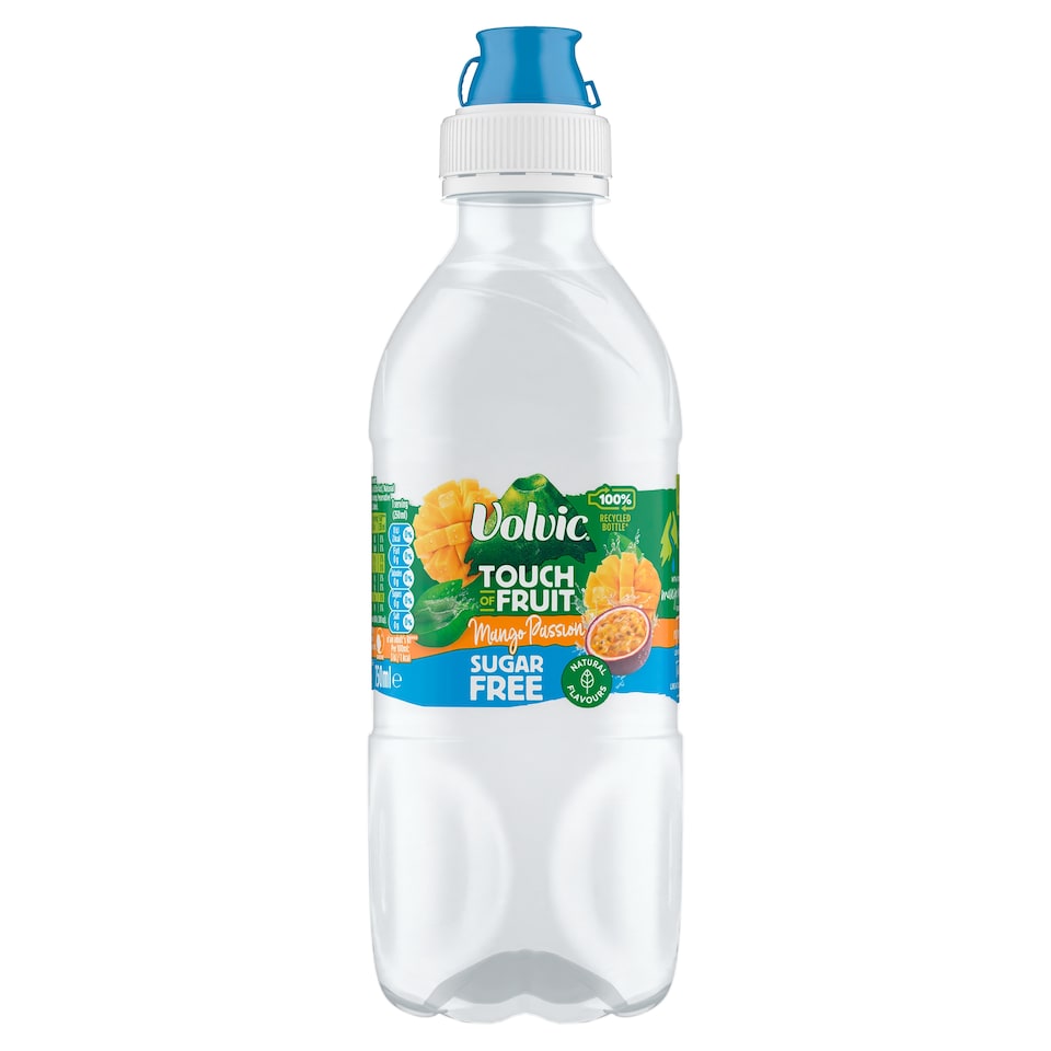 Volvic Touch Of Fruit Mango & Passion Sugar Free Still Flavoured Water 750ml
