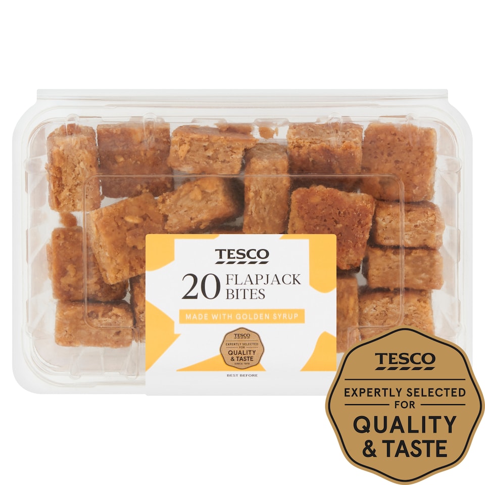 image 1 of Tesco 20 Flapjack Bites