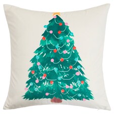 Fox & Ivy Light Up Christmas Tree Cushion 