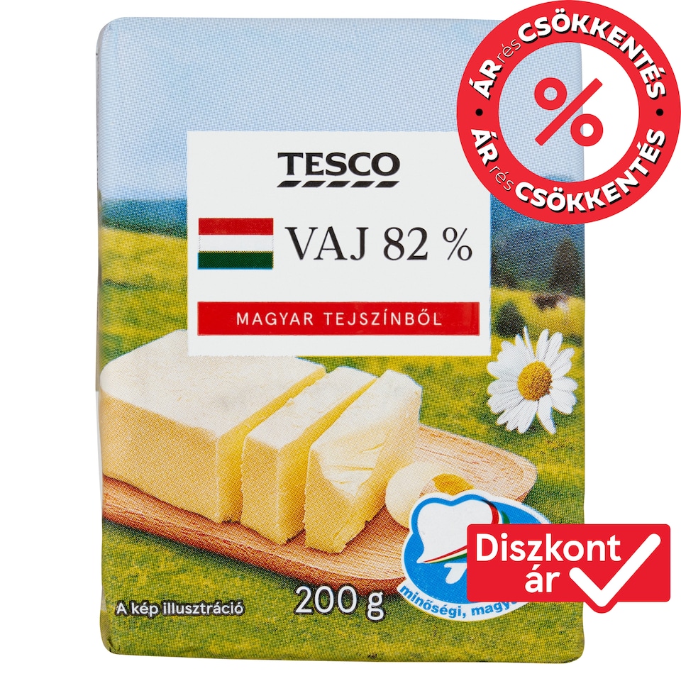Tesco vaj 82% 200 g