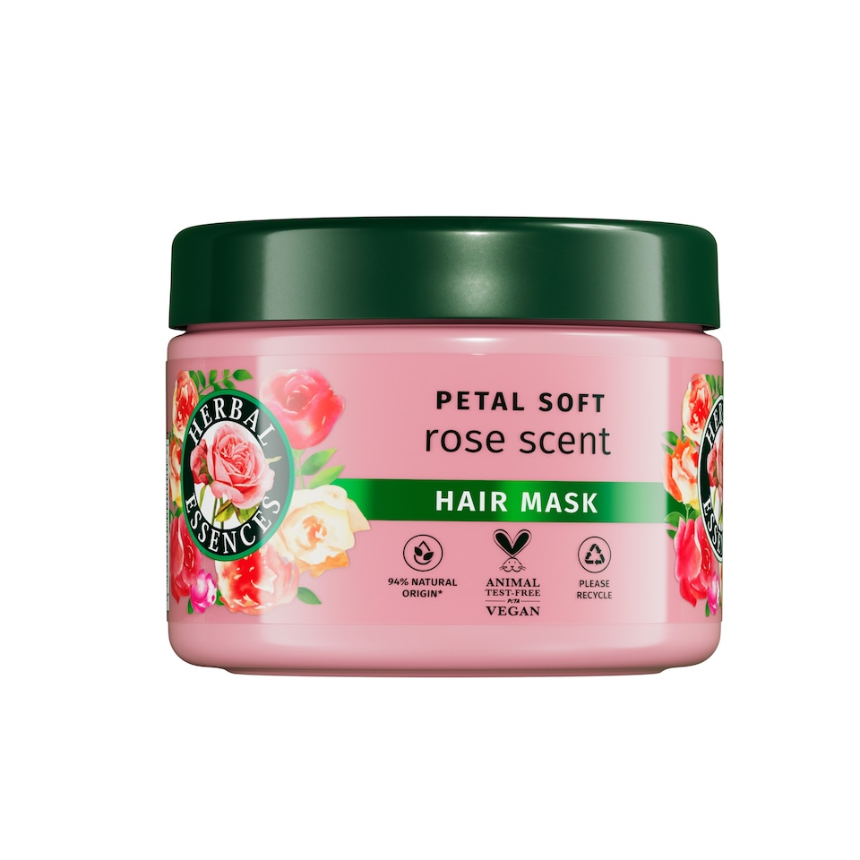 image 1 of Herbal Essences Petal Soft Rose Hair Mask 500Ml