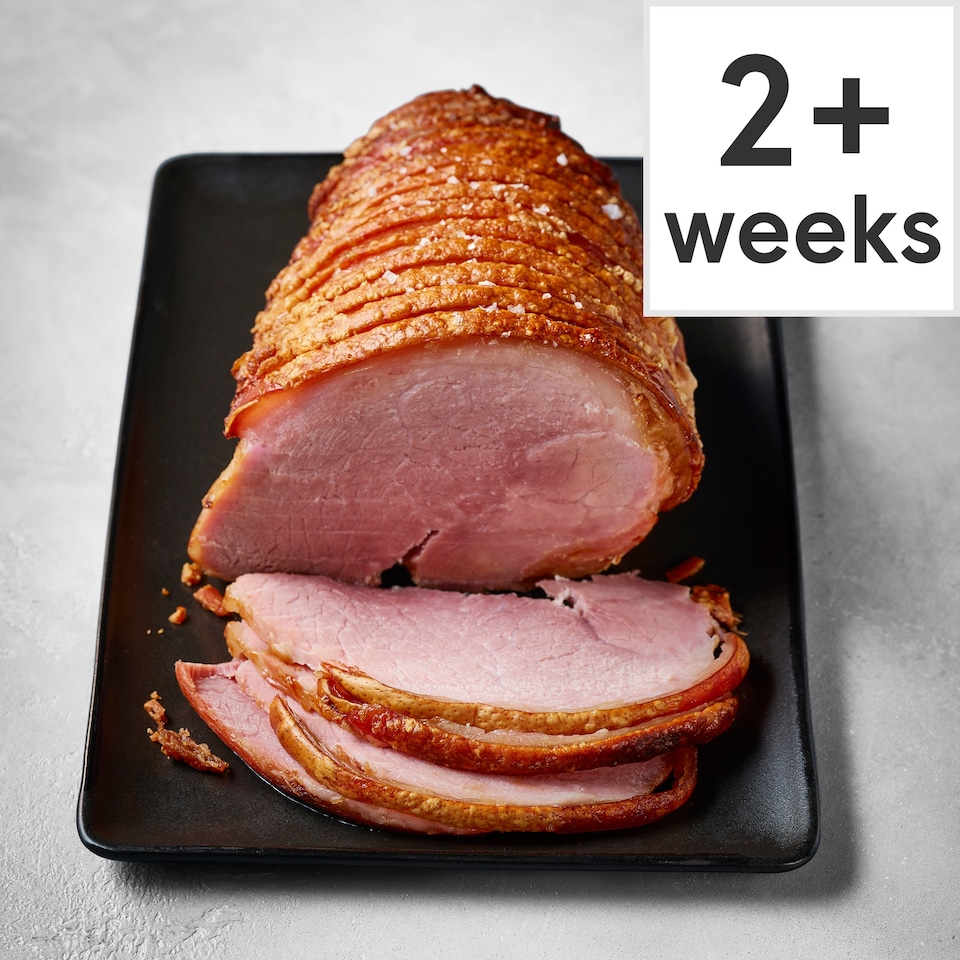 44. Tesco Finest Unsmoked Dry Cured Crackling Gammon Joint 1.7-2.3kg (Serves 11)