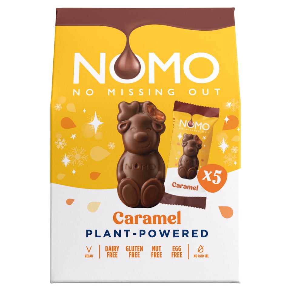 NOMO Mini Caramel Reindeers 5pk 53g