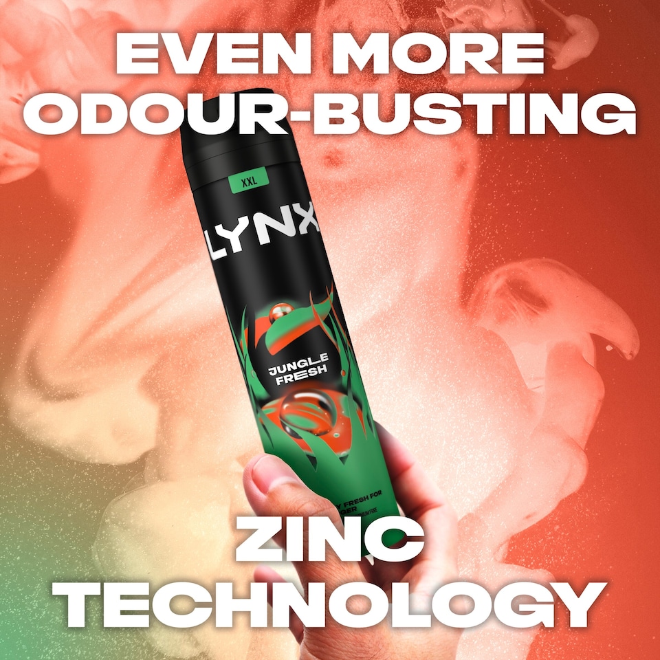 image 1 of Lynx Jungle Fresh Bodyspray Deodorant for Men 250ml