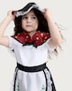 image 2 of F&F Girls Welsh Fancy Dress Costume with Hat in Black