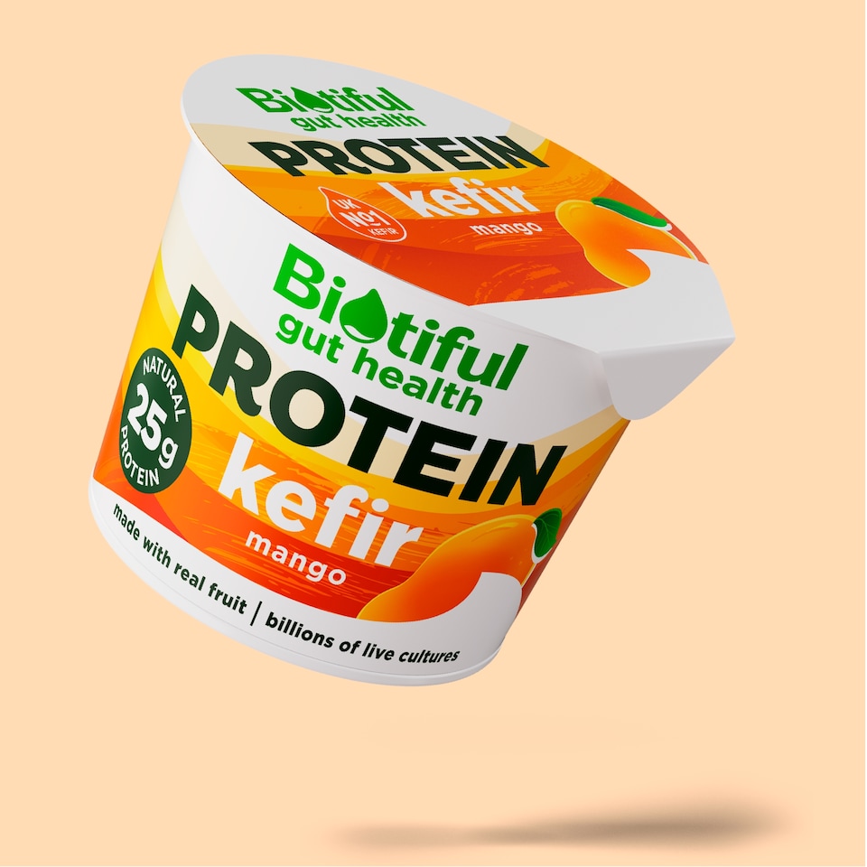 image 1 of Biotiful Gut Health Kefir Protein Yogurt Mango 250g