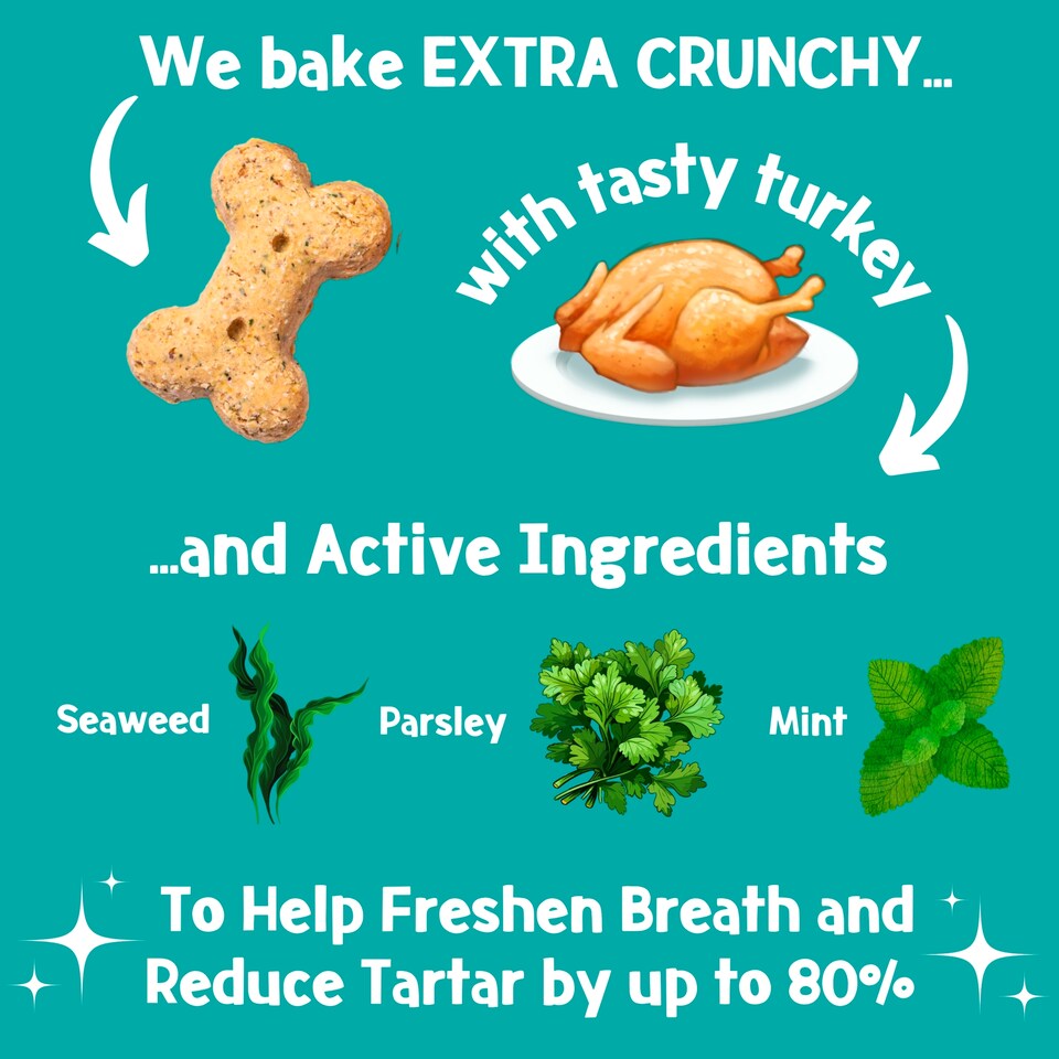 image 1 of PARK LIFE Brush-Bix Dental Breath Treats For Dogs 100g