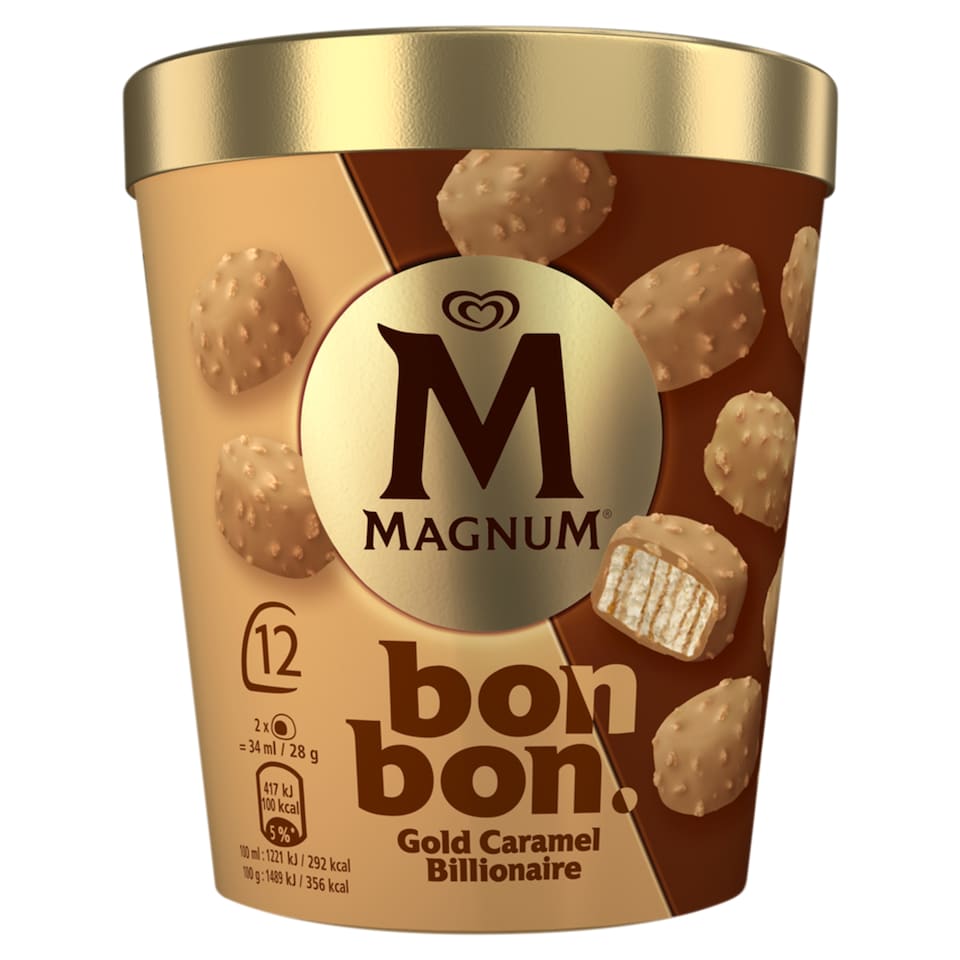 Magnum Bonbon Gold Caramel Billionaire 12 x 17ml