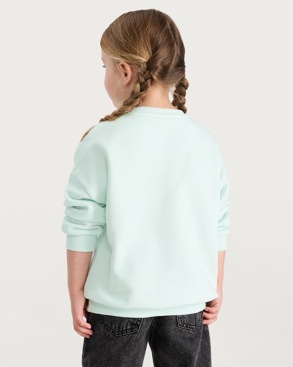 image 1 of Disney 101 Dalmatians Cotton Rich Sweatshirt in Blue