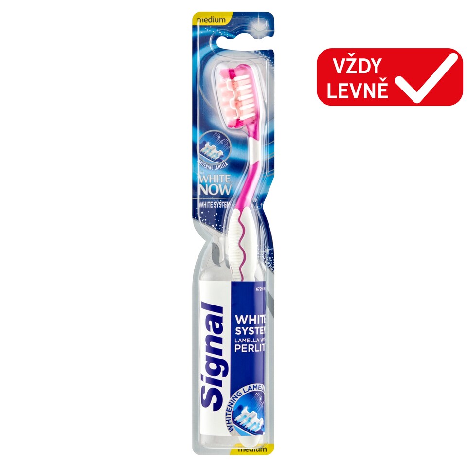Obrázek 1 pro produkt Signal White System zubní kartáček středně tvrdý