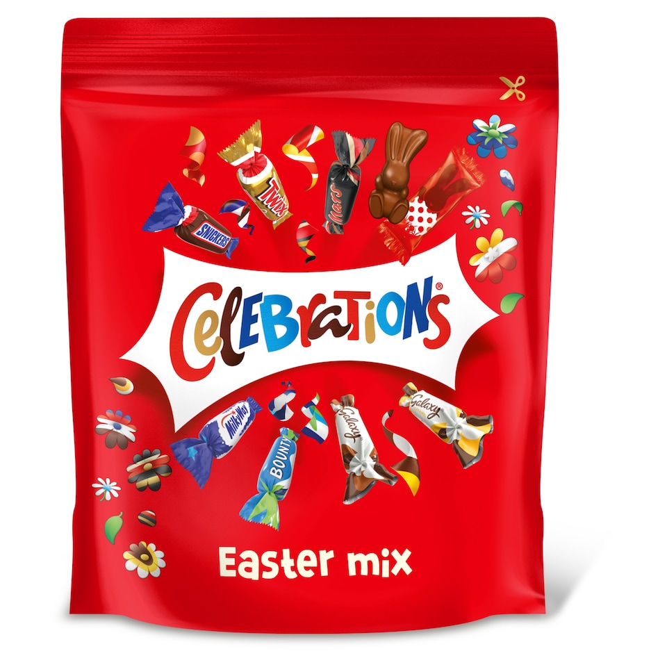Celebrations Milk Chocolate Easter Mix Sharing Bag 350g