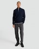 image 2 of F&F Lambswool Knitted Half Zip Jumper in Navy