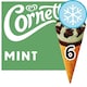 image 1 of Cornetto Mint Ice Cream Cones 6x90ml