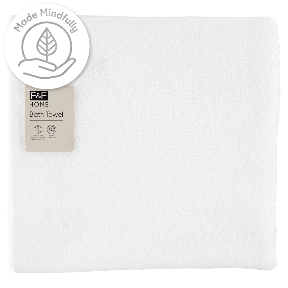 F&F Home Basics fehér törülköző 70 cm x 120 cm