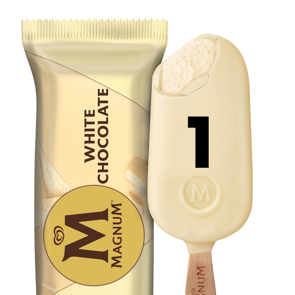 image 1 of MAGNUM WHITE ICE CREAM STICK 110ML
