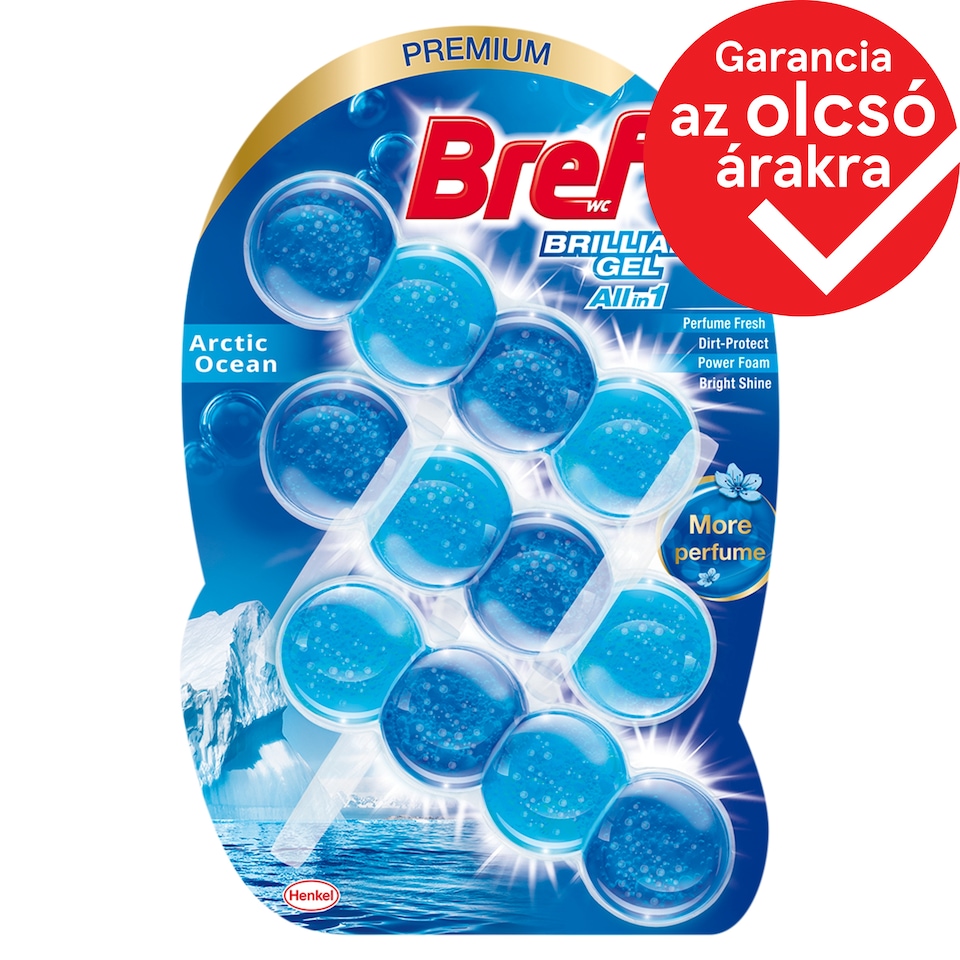 Bref Brilliant Gel Artic Ocean WC frissítő 3 x 42 g
