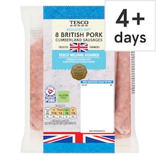 Tesco Reduced Fat Cumberland Sausage 454G