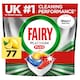 image 1 of Fairy Platinum Plus 77 Lemon Dishwasher Tablets 1194G