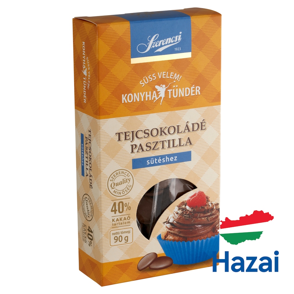 Szerencsi Konyhatündér Milk Chocolate Pastilles 90 g