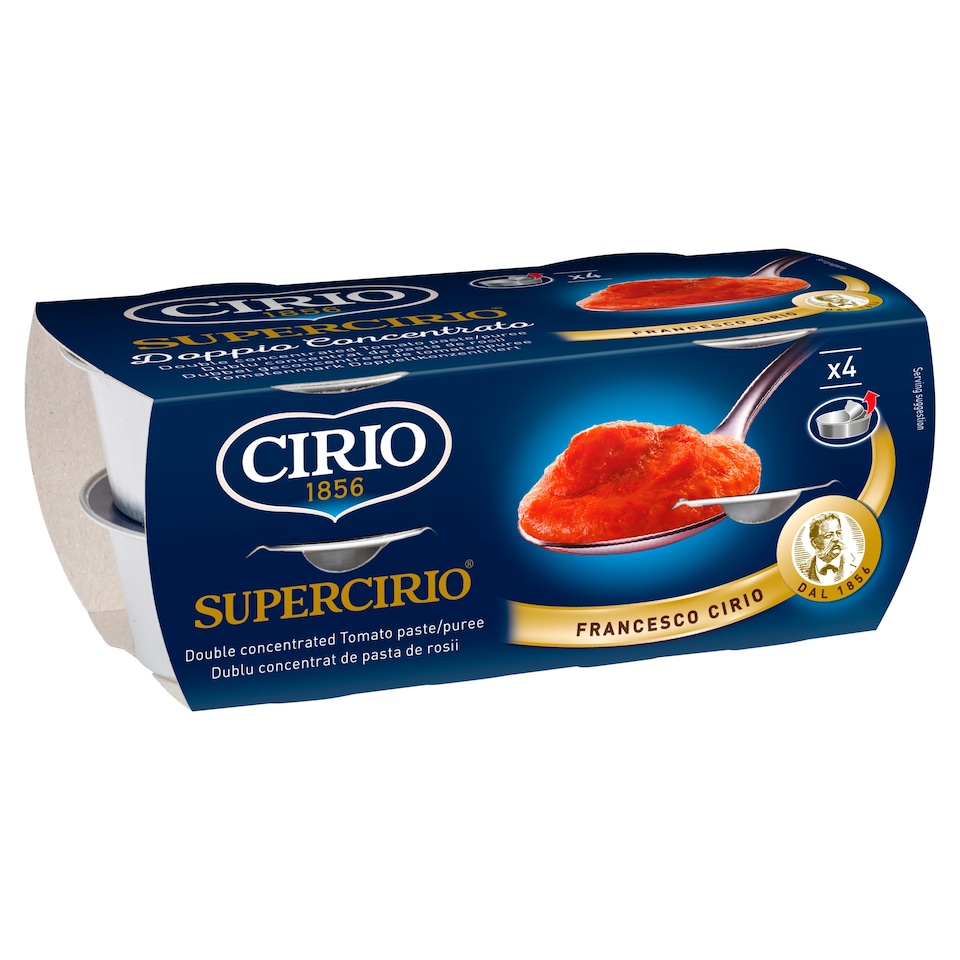 Cirio Double Concentrate Puree 4 Pack 70G