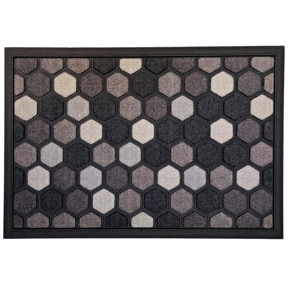 Mighty Mat Grey Scrape & Sorb Mat 40 X 60 Cm