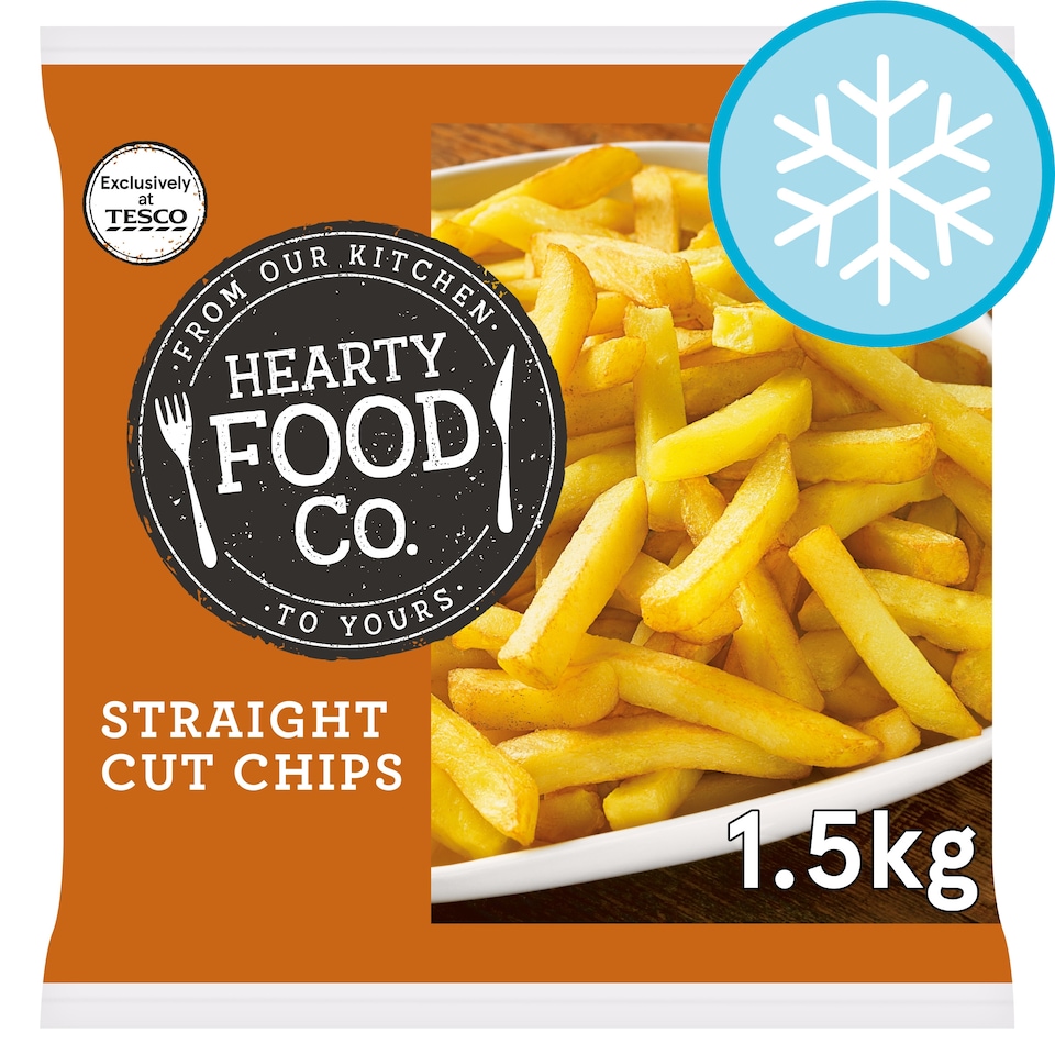 Hearty Food Co Straight Cut Chips 1.5Kg