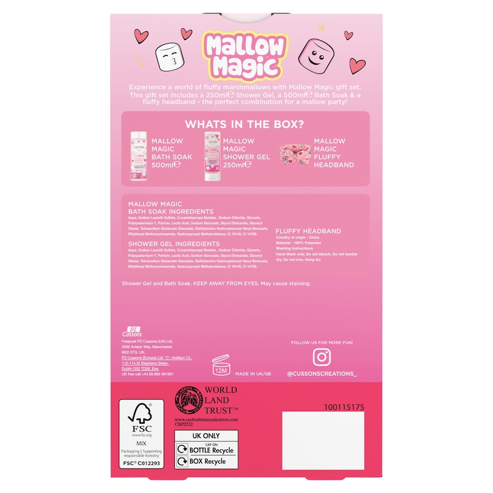 image 1 of Cussons Creations Mallow Magic  Gift Set