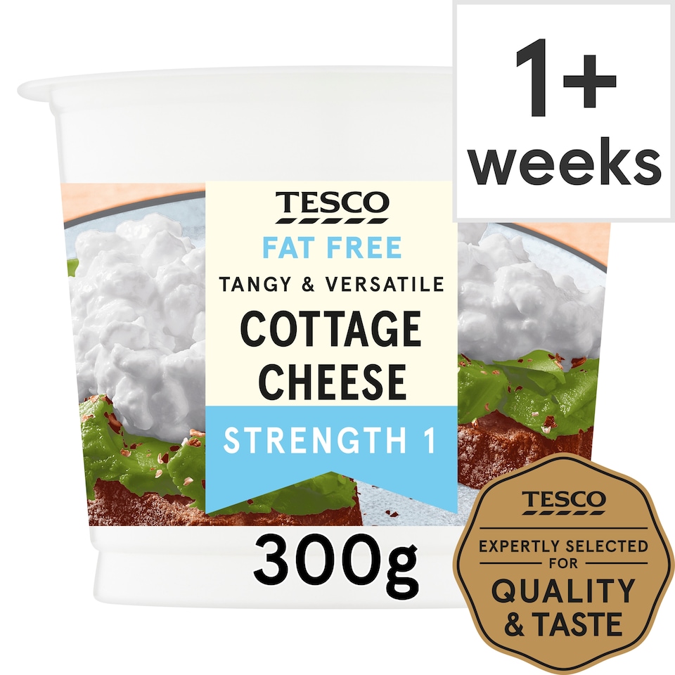 Tesco Fat Free Cottage Cheese 300G