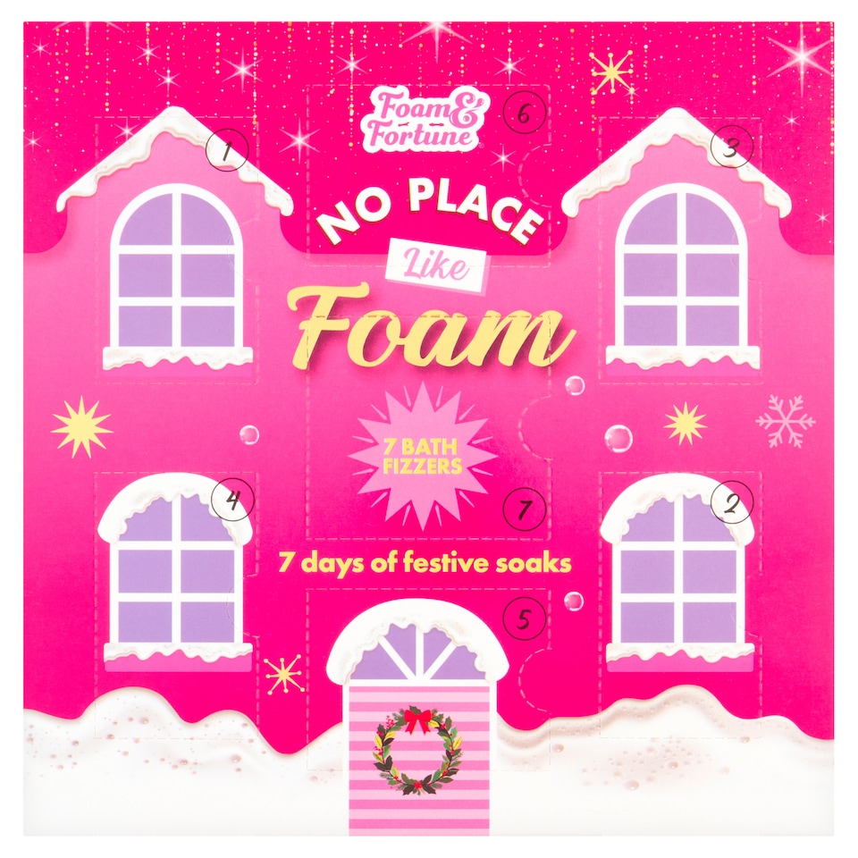 Foam & Fortune No Place Like Foam 7 bath fizzers 