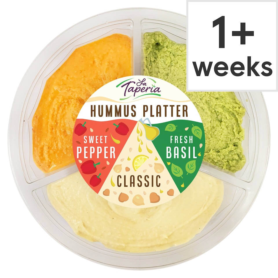 LA TAPERIA HUMMUS PLATTER 300g