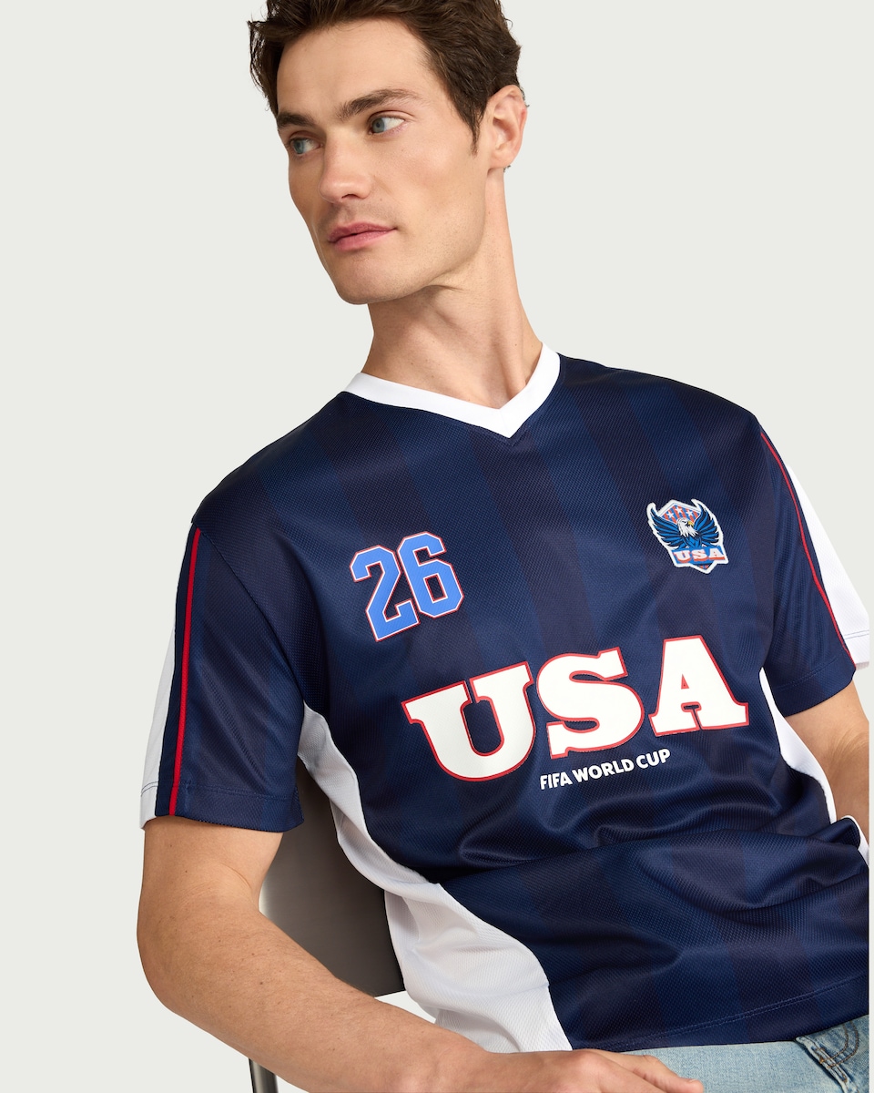 image 1 of USA Fifa World Cup T-shirt in White