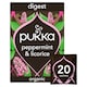 image 1 of Pukka Organic Peppermint & Licorice Mint Tea 20 Herbal Tea Bags 30g