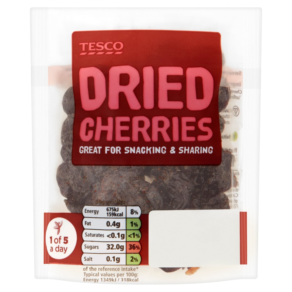 Tesco Dried Cherries 100G Tesco Groceries