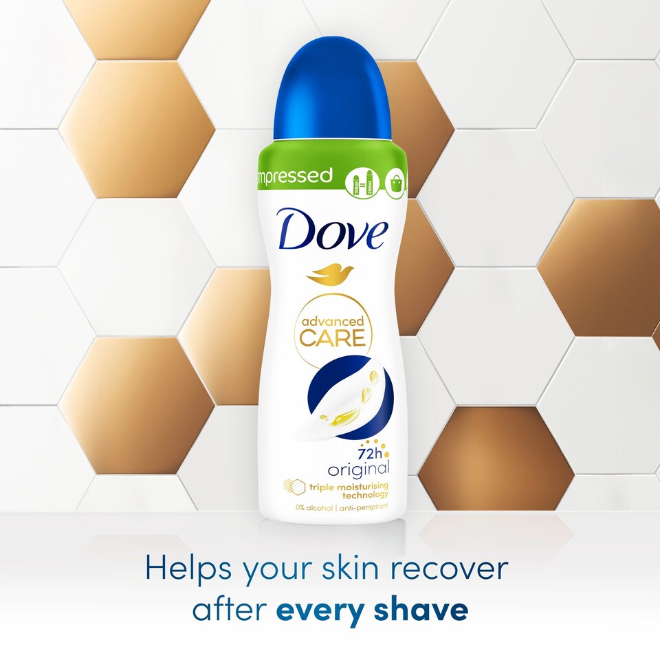 image 1 of Dove Advanced Care 72h Original Antiperspirant Deodorant 100ml