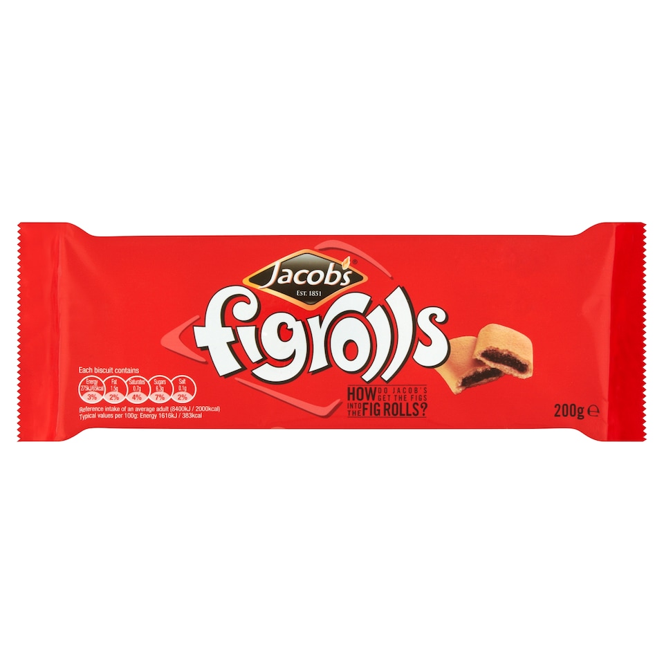 Jacobs Fig Rolls 200G