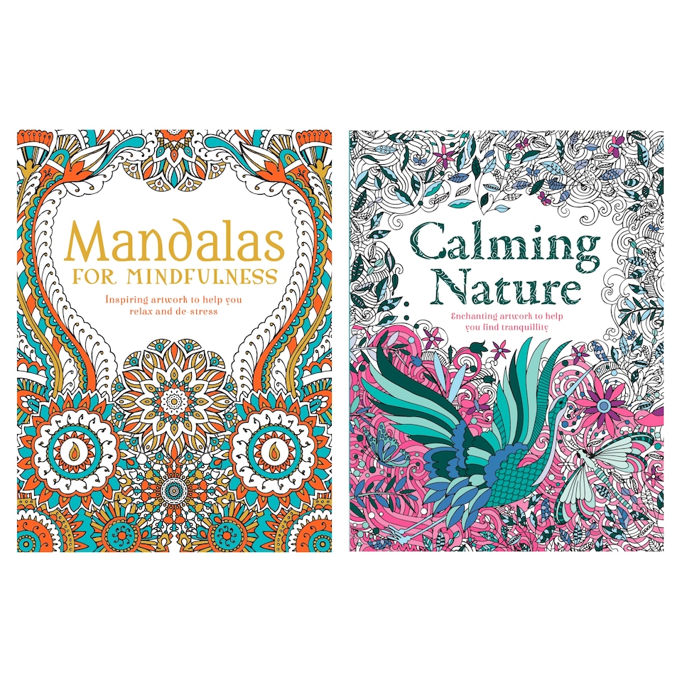 image 1 of Mindful Colouring Adult Book Assortment