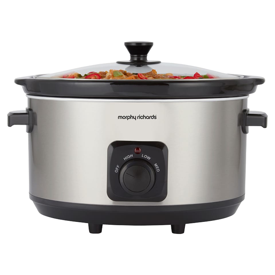 Mr Slow Cooker 6.5L Brushed Steel
