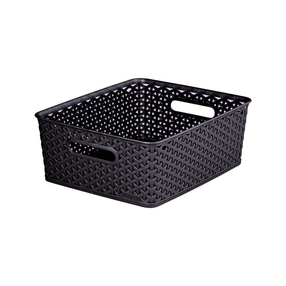 CURVER MYSTYLE BLACK BASKET MEDIUM