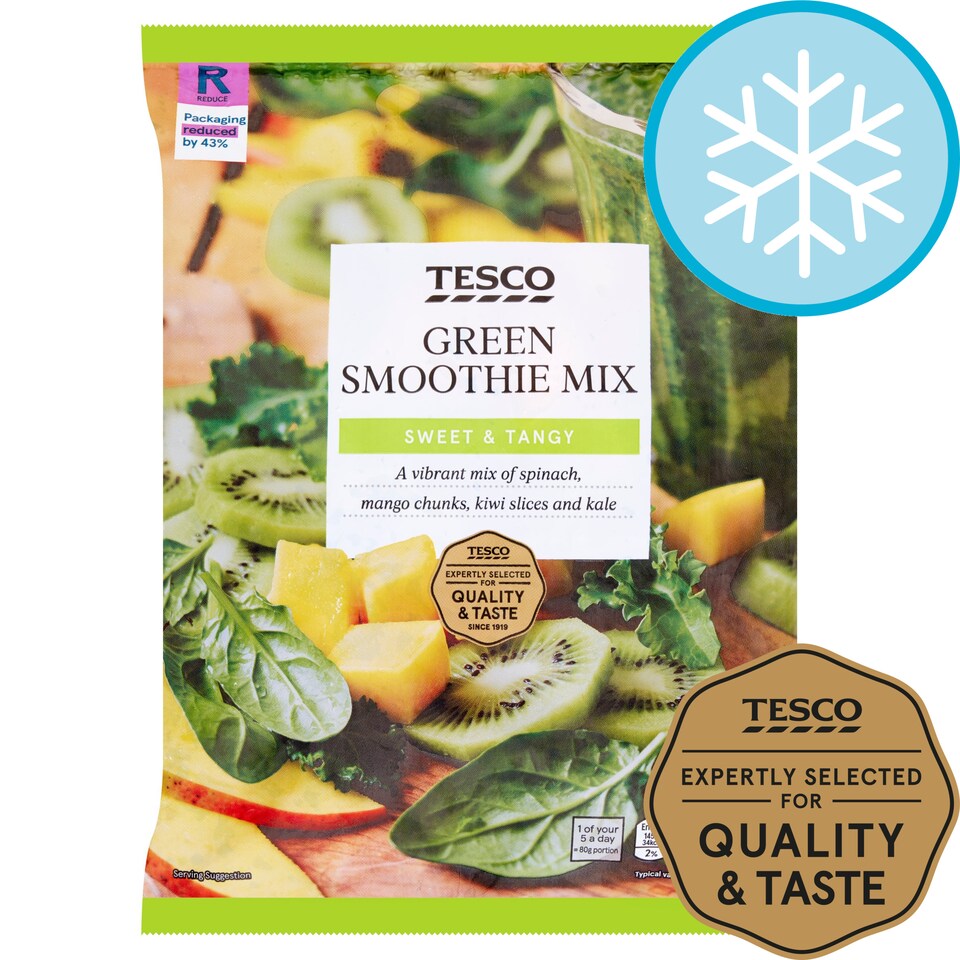 Tesco Green Smoothie Mix 500G Tesco Groceries