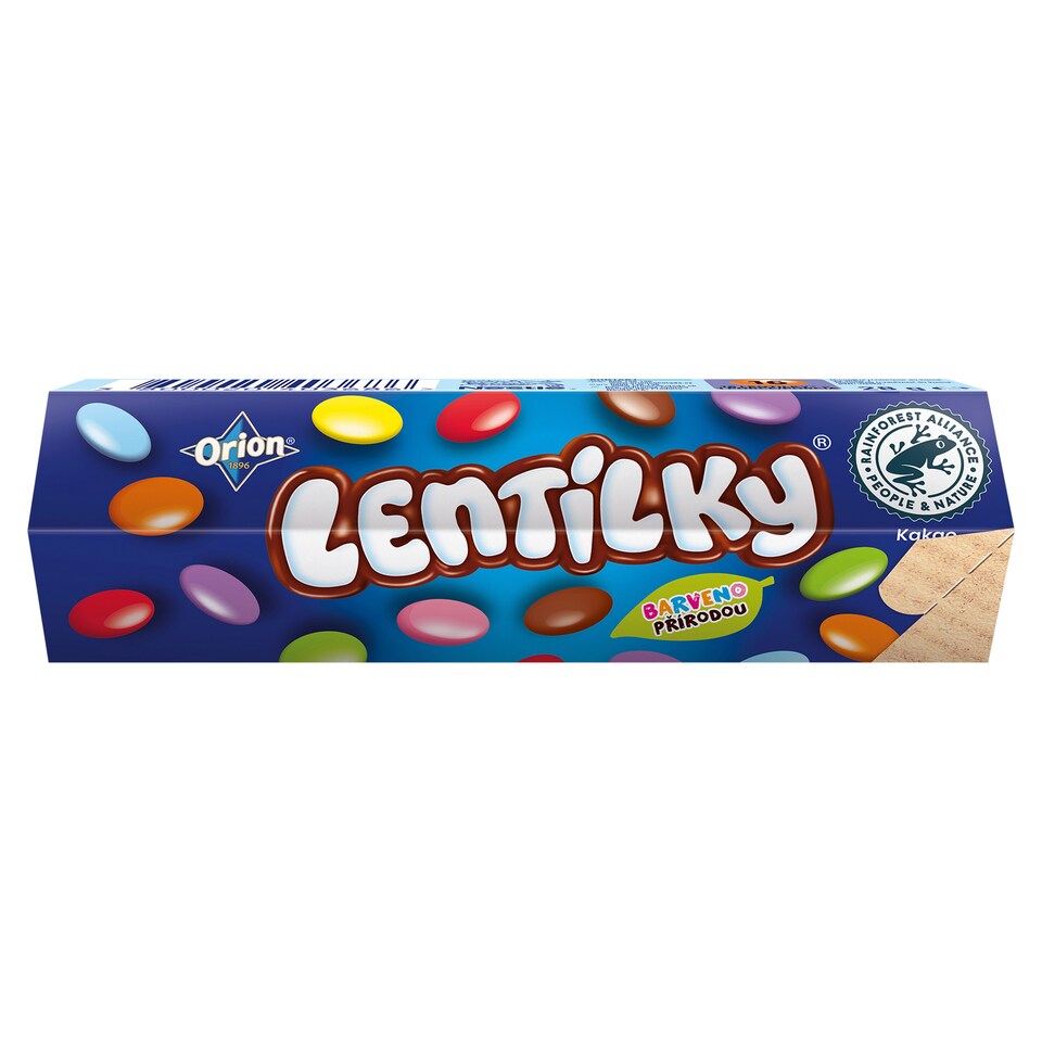 ORION LENTILKY Milk Chocolate Dragees 28 g