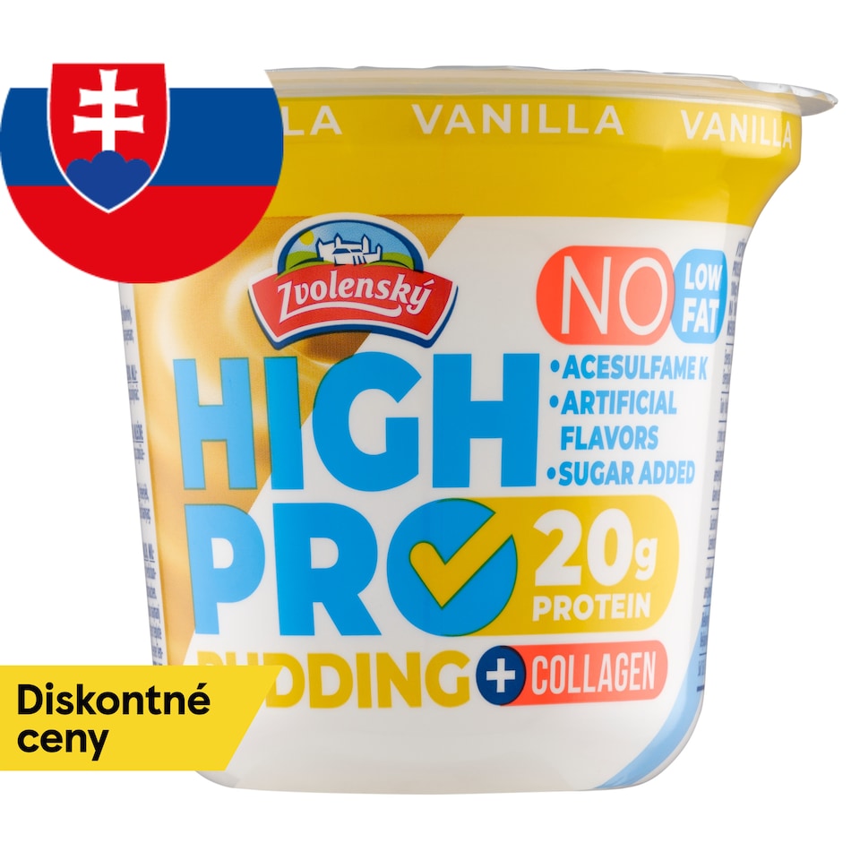 obrázok 1 z Zvolenský High Pro proteínový puding s príchuťou vanilky 200 g