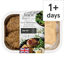 Tesco Finest Pork Fillet Medallions with Creamy Mushroom Sauce 410g 