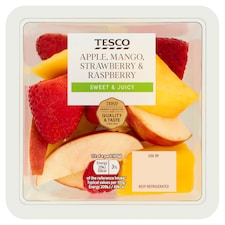 Tesco Apple, Mango Strawberry And Raspberry 210G